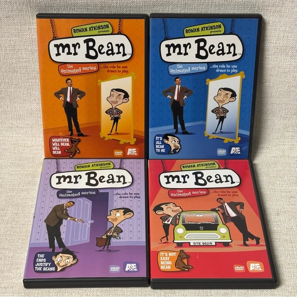 Media | Set Of 4 Mr Bean The Animated Series Dvd Collection | Poshmark